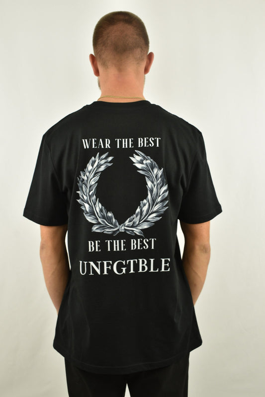 Oversized T-Shirt Laurel Wreath in der Rückansicht - nachhaltige Streetwear von unfgtble