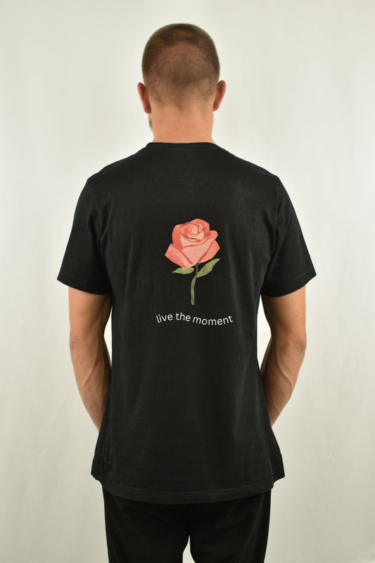Oversized T-Shirt Rose in der Rückansicht - nachhaltige Streetwear von unfgtble